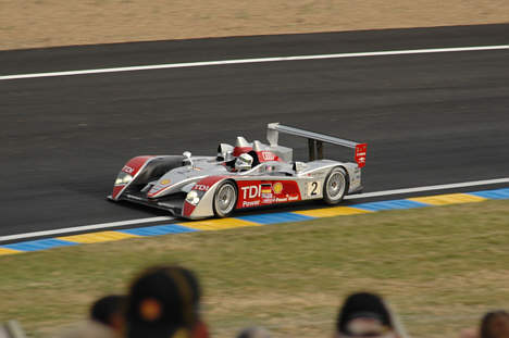 Audi nummer 2 med Mcnish i bilen.
(Foto: Motorsporten.dk)